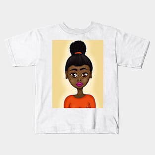 Black girl magic, cute digital art Kids T-Shirt